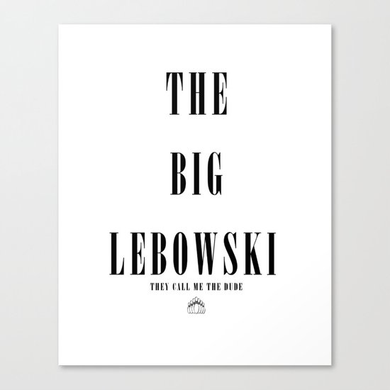 The Big Lebowski Canvas Print