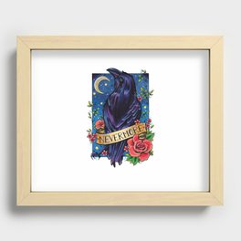 Nevermore Raven Recessed Framed Print