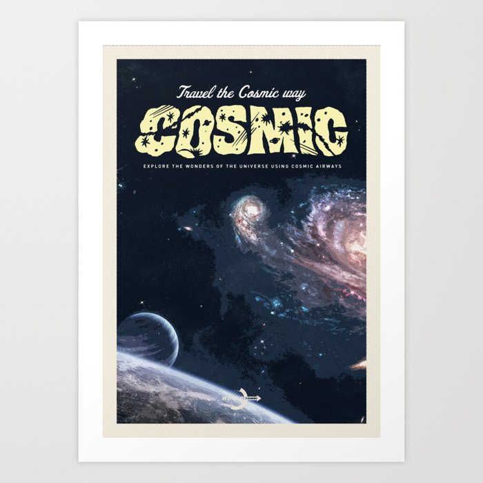 Cosmic Travels Art Print