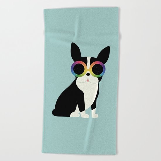 Work Hard Play Harder Beach Towel