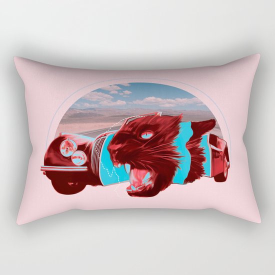 Jaguar Cross Section Rectangular Pillow