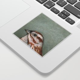 Song Sparrow Portrait Sticker