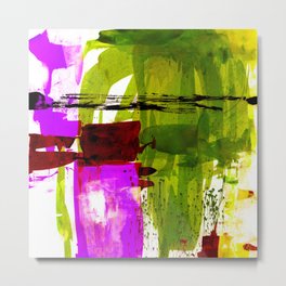Teal Splendor No.1l by Kathy Morton Stanion Metal Print | Meditation, Minimalism, Art, Homedecor, Minimalistic, Pink, Contemporary, Modern, Black, Abstract 