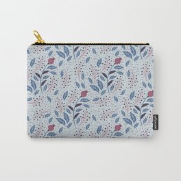 Purple Thistle Buds Carry-All Pouch