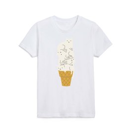 Cats Ice Cream Kids T Shirt