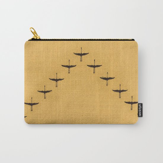 Flying Flamingos Carry-All Pouch