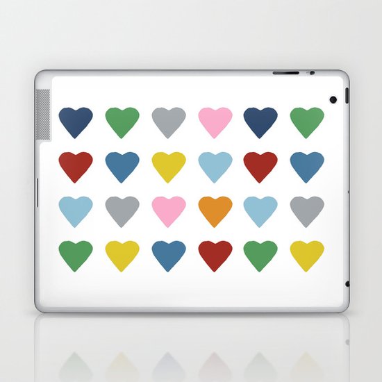 16 Hearts Laptop & iPad Skin
