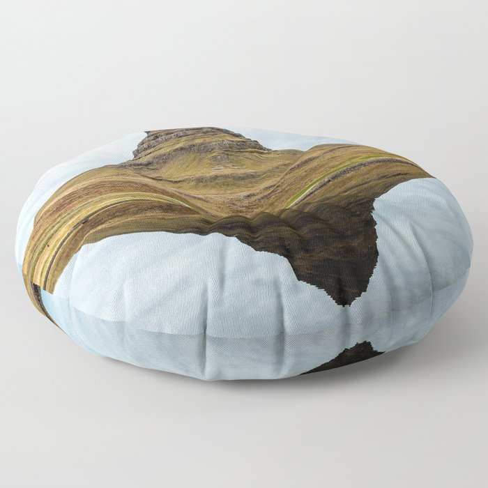 Mountain reflect Floor Pillow