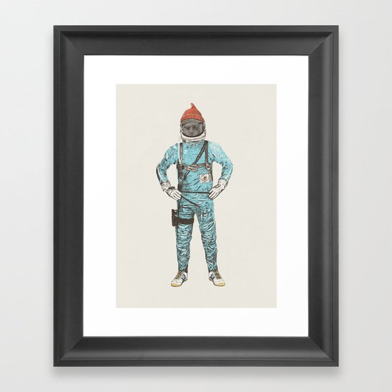 Zissou In Space Framed Art Print