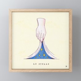 Le stelle -  The stars Framed Mini Art Print