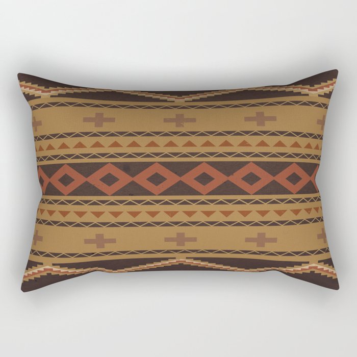 Navajo Pattern Rectangular Pillow