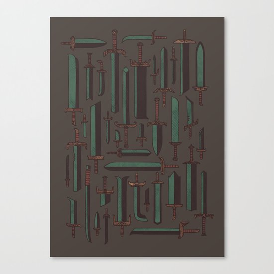 Bunch of Blades Canvas Print