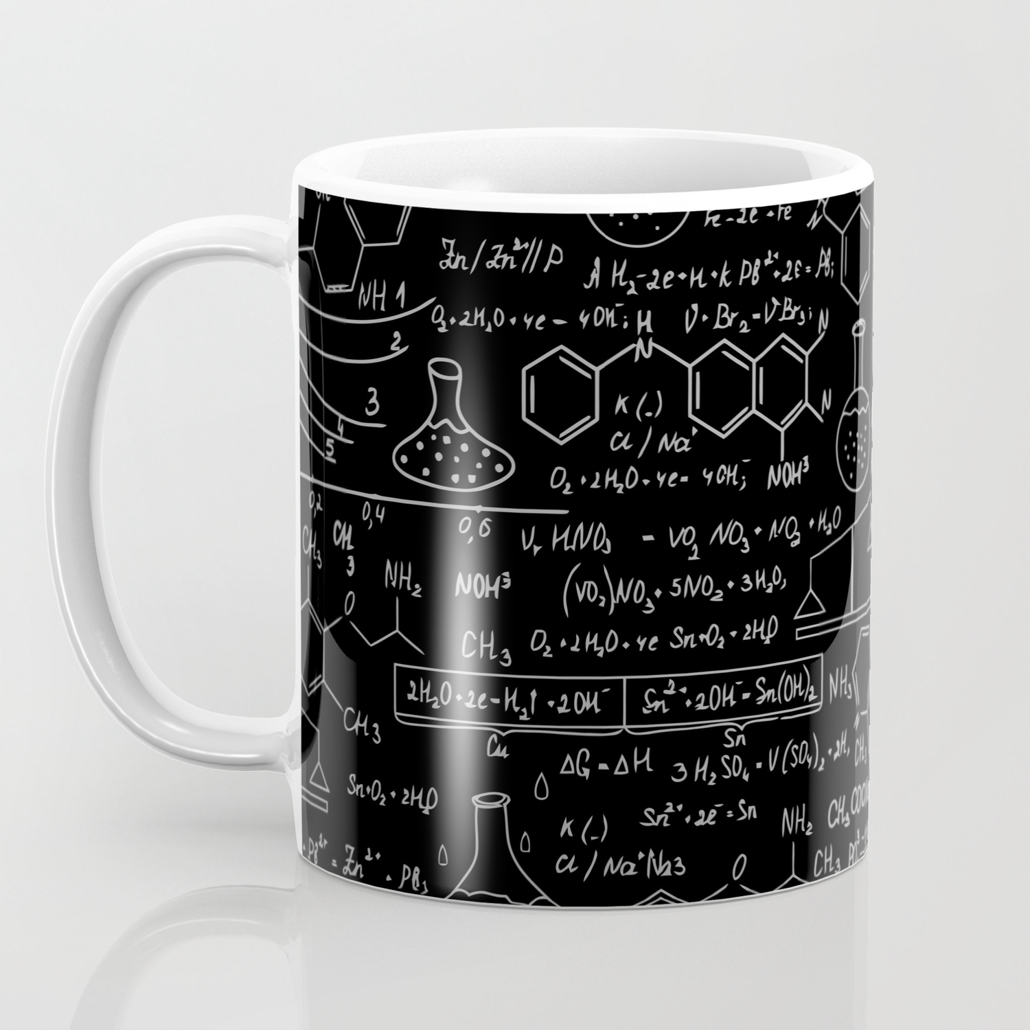 Chemistry Pattern Coffee Mug By Diron Society6