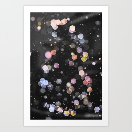 Tannenbaum Bokeh Art Print