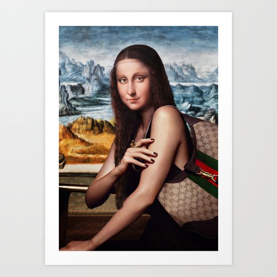GIOCONDA Art Print