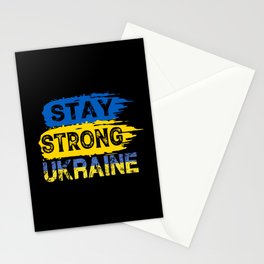 Stay Strong Ukraine Stationery Card