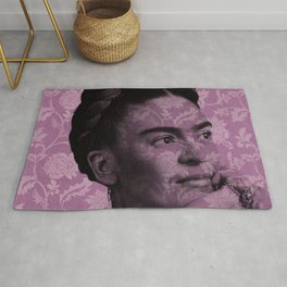 Purple Frida Kahlo Rug