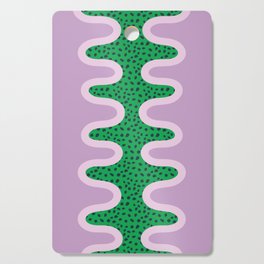 Unique Colorful Pattern - Green Purple Cutting Board