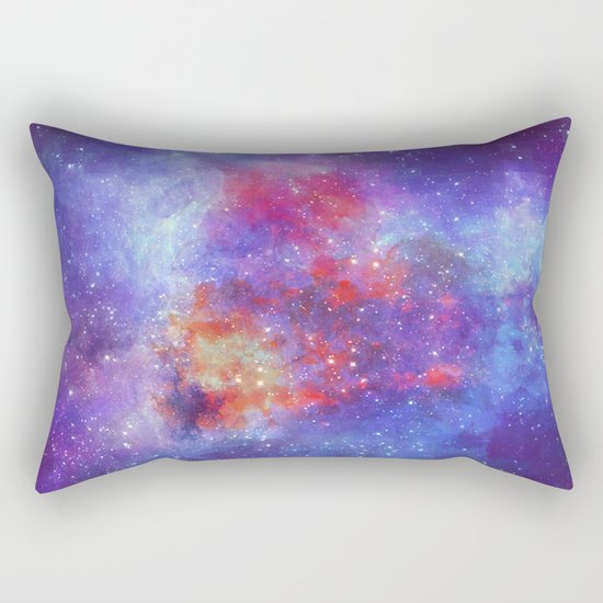 Heart on Universe Rectangular Pillow
