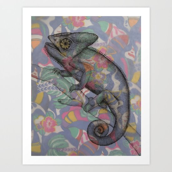 Chameleon(4) Art Print