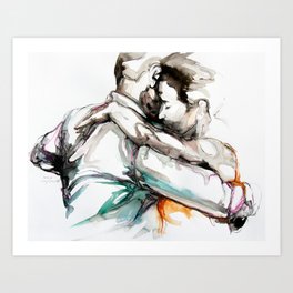 Tango Couple 39 Art Print