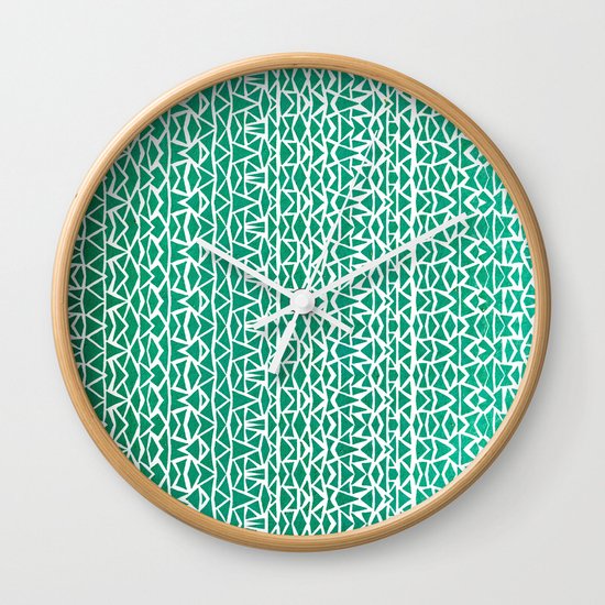 Tribal Forest Wall Clock