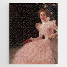 Sonja Knips, 1897-1898 by Gustav Klimt Jigsaw Puzzle