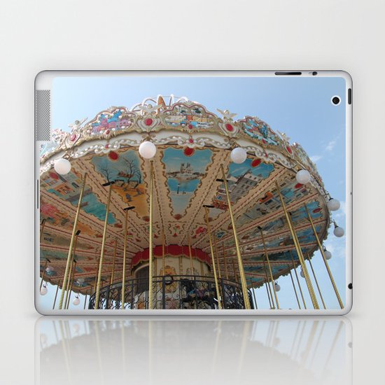 paris carousel Laptop & iPad Skin