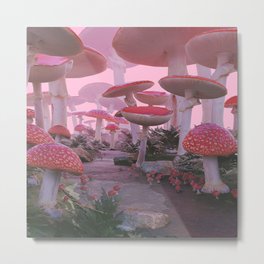 Mushroom Forest Metal Print | Cg, Artdirection, Cinema4D, Mushroom, Digital, Graphicdesign, Art, 3D 