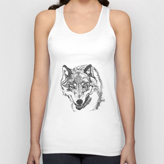 Wolf Unisex Tank Top