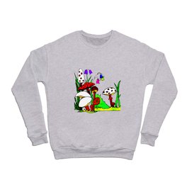 Mushroom Fairy Garden Crewneck Sweatshirt