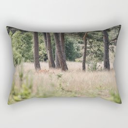 Dutch Pine Trees at Meadow Rectangular Pillow