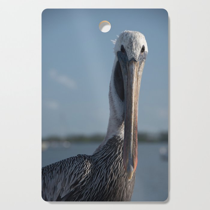 Bob The Pelican Color Animal / Coastal Bird Wildlife Photograph Cutting Board And More