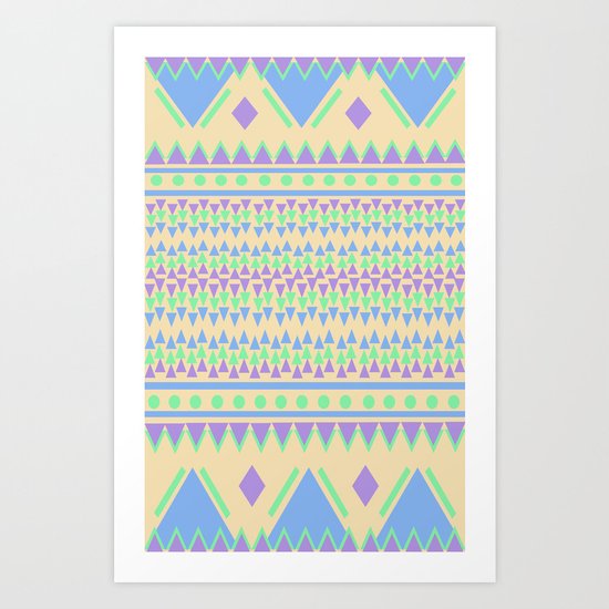 TriangleTraffic Art Print