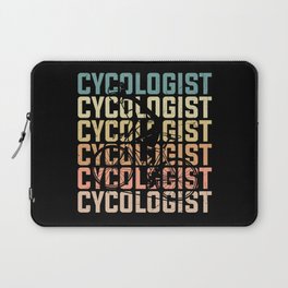 Cycologist definition funny cyclist quote Laptop Sleeve