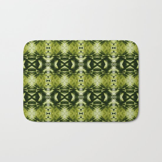 green, green, green Bath Mat