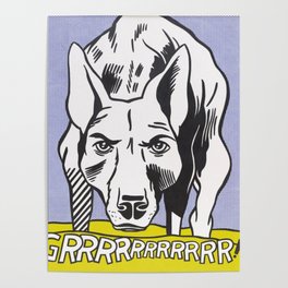 Grrrrr! Roy Lichtenstein Poster