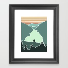 High Peaks Vantage Point Framed Art Print