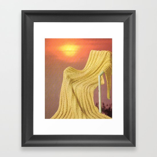 the fabric of reality (soft) Framed Art Print