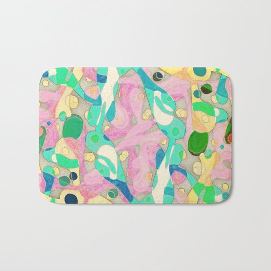 - pastel orgy - Bath Mat