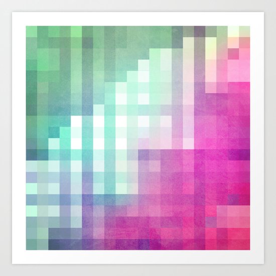 Pixel 3 Art Print