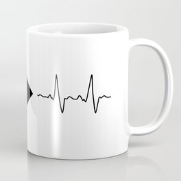 Music and heart pulse Coffee Mug
