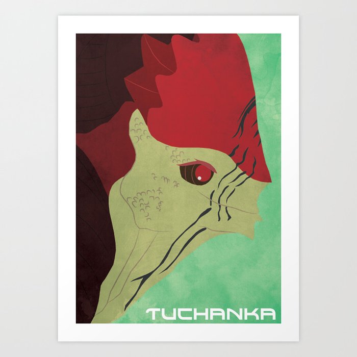 Tuchanka - Mass Effect Art Print