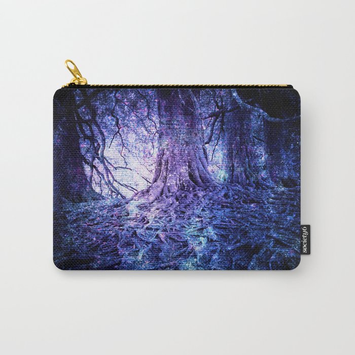 The Wishing Tree : Purple Blue Carry-All Pouch