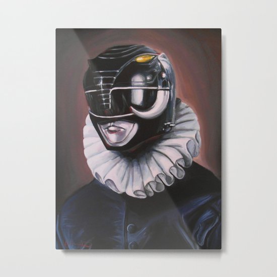 Portrait Of A Black Ranger Metal Print