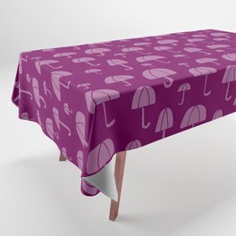 April Showers // Purple Tablecloth