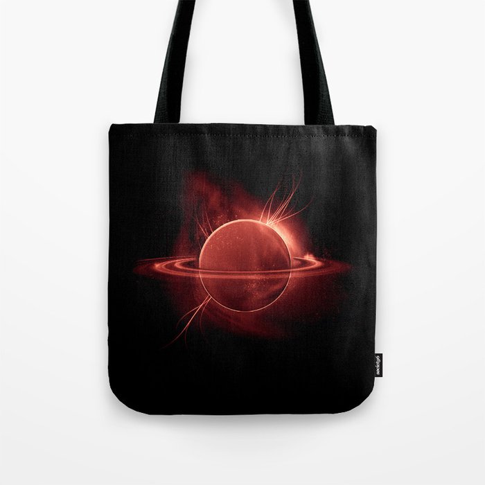 Planet Red Tote Bag