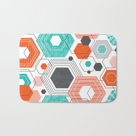 Too Hip To Be Square Bath Mat