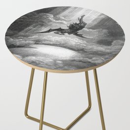 Gustave Doré Paradise Lost Fall to Earth Side Table