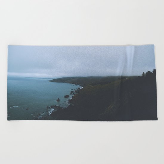 Moody landscape II Beach Towel